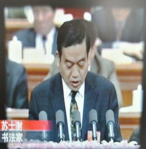 泰山德艺双馨著名书画艺术家 --- 苏士澍主席