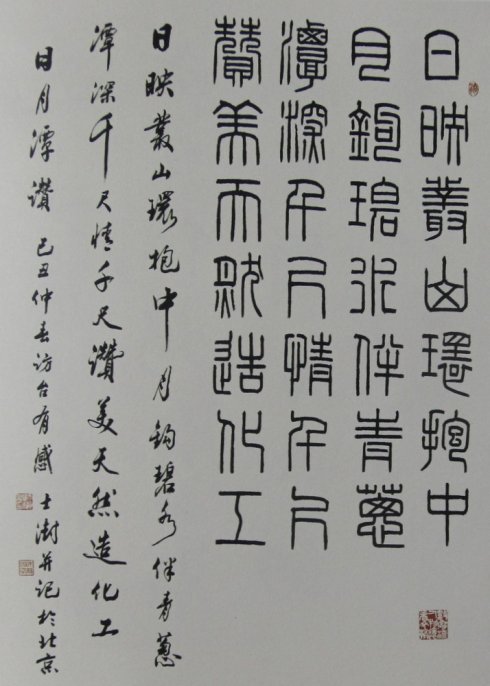 泰山德艺双馨著名书画艺术家 --- 苏士澍主席