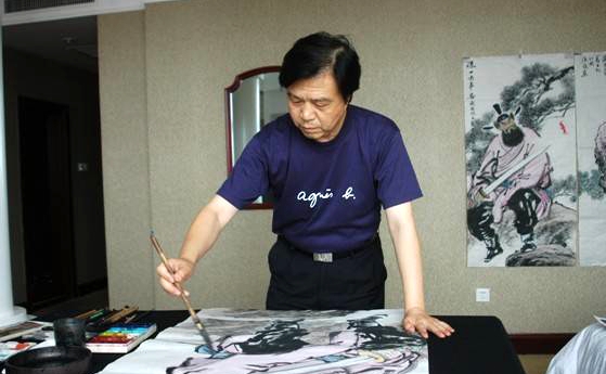 著名书画家张骏