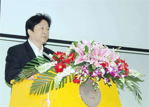 北京环球影城主题公园中华文化元素游乐项目总策划张玮发表主题演讲.JPG