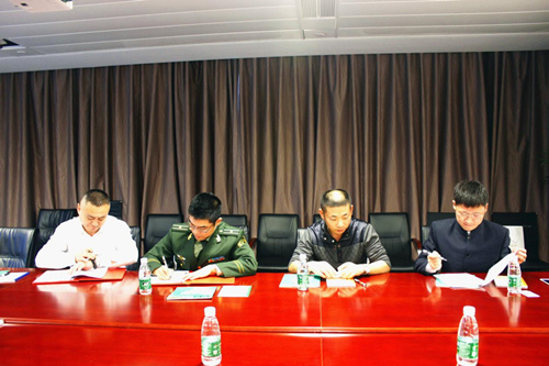 大大集团漳州市公司联合厦门公司与武警厦门支队第二大队签订协议