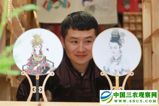 （文化）（2）“90后”侗族插画师：传承民族文化之美